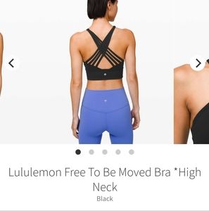 Lululemon Free To Be Moved High Neck Long Line